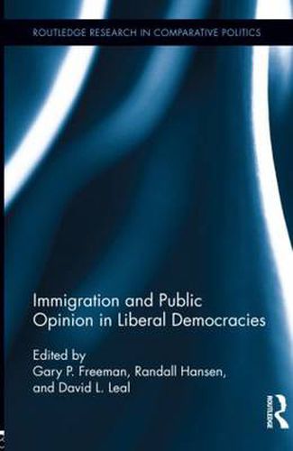 Cover image for Immigration and Public Opinion in Liberal Democracies