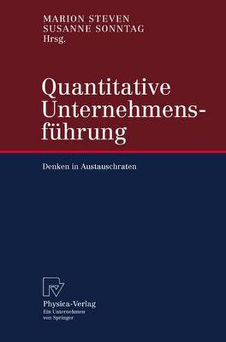 Cover image for Quantitative Unternehmensfuhrung: Denken in Austauschraten