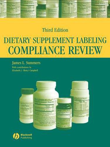 Cover image for Dietary Supplement Labeling Compliance Review