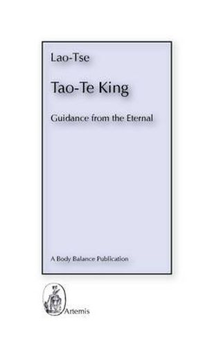 Cover image for Tao Te King