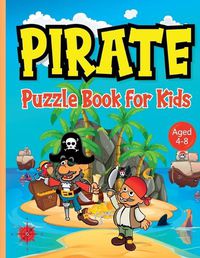 Cover image for Pirate Puzzle Book for Kids ages 4-8