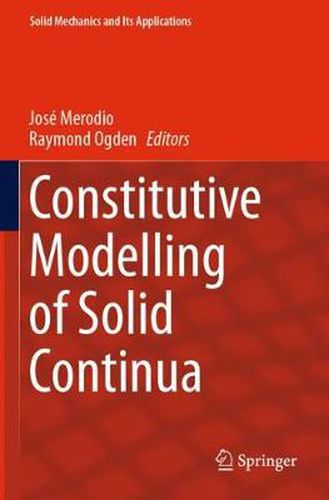 Cover image for Constitutive Modelling of Solid Continua