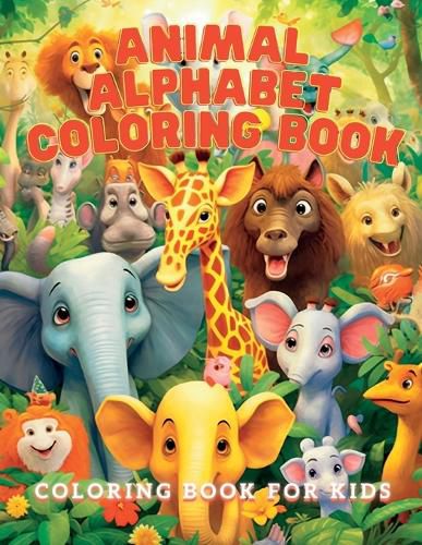 Cover image for Animal Alphabet Coloring Book