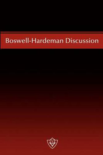 Cover image for Boswell-Hardeman Discussion