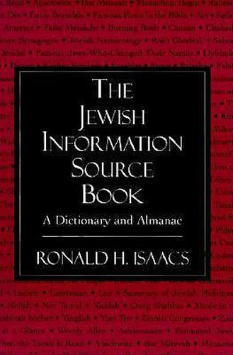 The Jewish Information Source Book: A Dictionary and Almanac