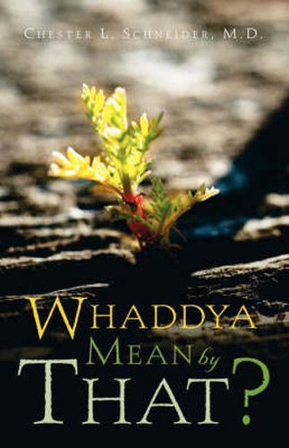 Cover image for Whaddya Mean by That?