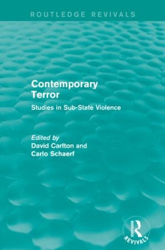 Cover image for Contemporary Terror: Studies in Sub-State Violence