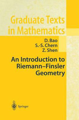 Cover image for An Introduction to Riemann-Finsler Geometry