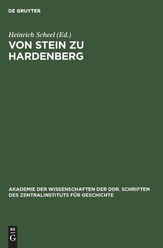 Cover image for Von Stein zu Hardenberg