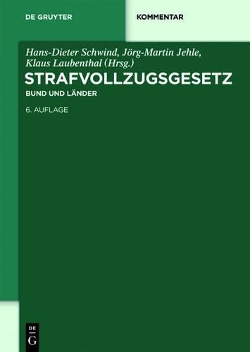 Cover image for Strafvollzugsgesetz: Bund Und Lander