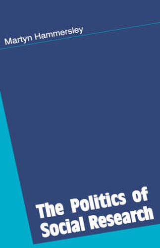 Cover image for The Politics of Social Research