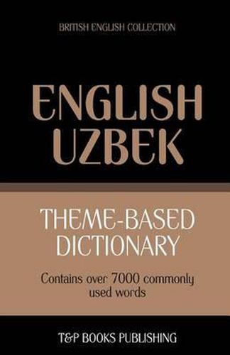 Cover image for Theme-based dictionary British English-Uzbek - 7000 words