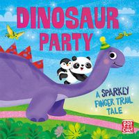 Cover image for Finger Trail Tales: Dinosaur Party