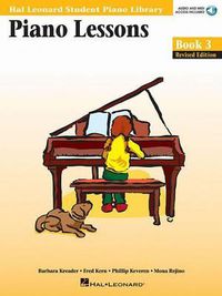 Cover image for Piano Lessons Book 3: Hal Leonard Student Piano Library