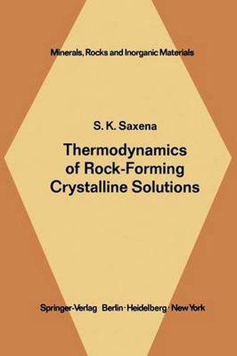 Cover image for Thermodynamics of Rock-Forming Crystalline Solutions