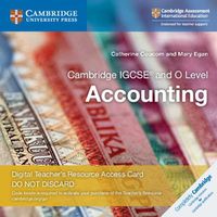Cover image for Cambridge IGCSE (R) and O Level Accounting Digital Teacher's Resource Access Card 2 Ed
