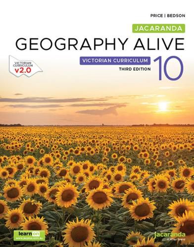 Cover image for Jacaranda Geography Alive 10 Victorian Curriculum, 3e learnON and Print
