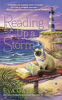 Cover image for Reading Up A Storm: A Lighthouse Library Mystery