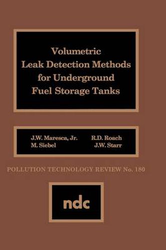 Cover image for Volumetric Leak Detection Methods for Underground Fuel Storage Tanks