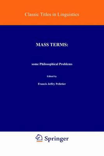 Mass Terms: Some Philosophical Problems