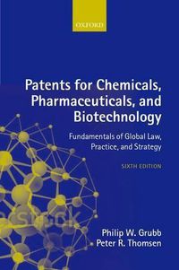Cover image for Patents for Chemicals, Pharmaceuticals, and Biotechnology