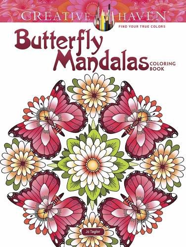 Cover image for Creative Haven Butterfly Mandalas Coloring Book