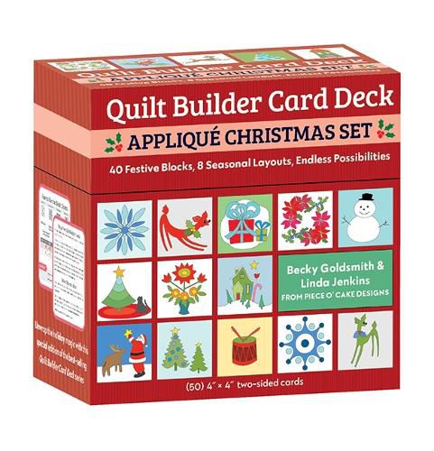 Cover image for Quilt Builder Card Deck Applique Christmas Set
