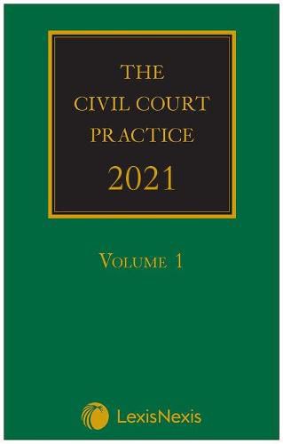 The Civil Court Practice 2021: (The Green Book)