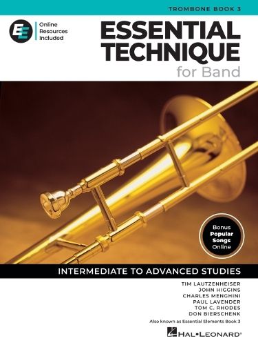 Cover image for Essential Elements for Band - Trombone Book 3 with Eei
