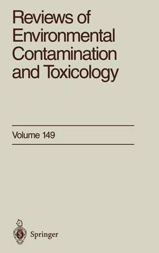 Cover image for Reviews of Environmental Contamination and Toxicology: Continuation of Residue Reviews