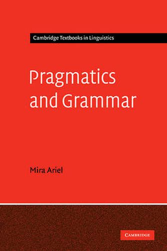 Cover image for Pragmatics and Grammar