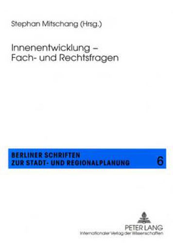 Cover image for Innenentwicklung - Fach- Und Rechtsfragen