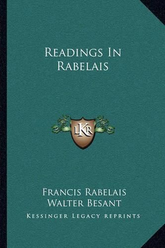 Cover image for Readings in Rabelais