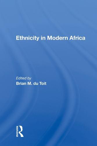 Cover image for Ethnicity in Modern Africa