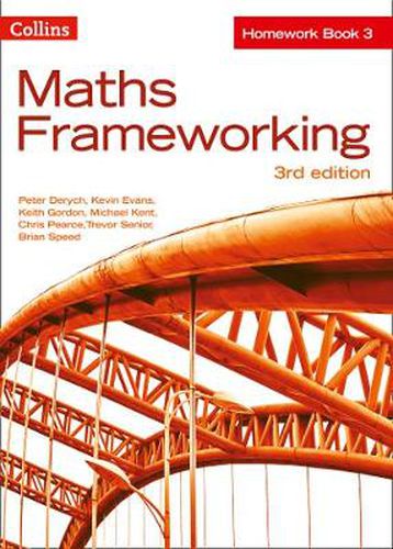 Cover image for KS3 Maths Homework Book 3