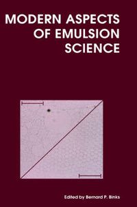 Cover image for Modern Aspects of Emulsion Science