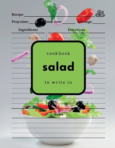 Cover image for Salad Cookbook to Write In