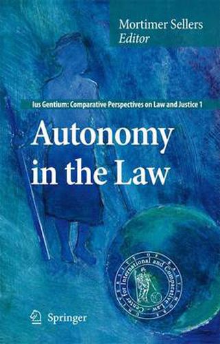 Cover image for Autonomy in the Law