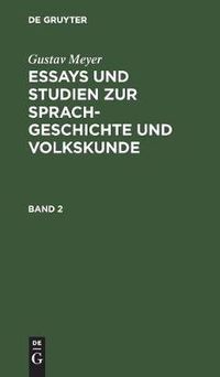 Cover image for Essays und Studien zur Sprachgeschichte und Volkskunde