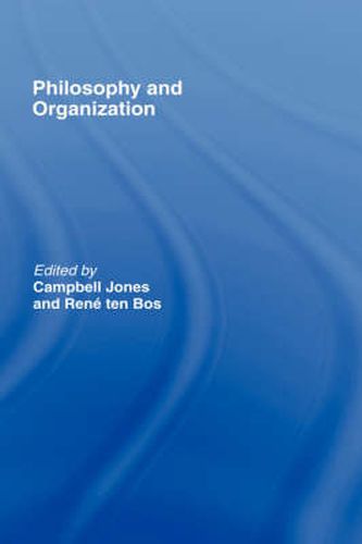 Cover image for Philosophy and Organization