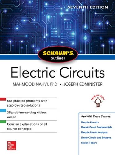 Cover image for Schaum's Outline of Electric Circuits, Seventh Edition