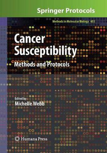 Cover image for Cancer Susceptibility: Methods and Protocols