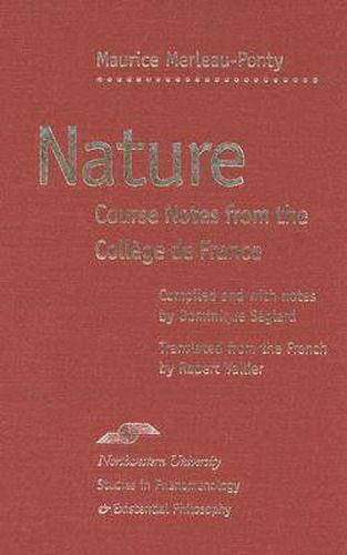 Cover image for La Nature: Notes, Cours du College de France