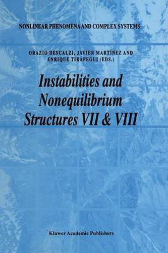 Cover image for Instabilities and Nonequilibrium Structures VII & VIII