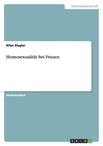 Cover image for Homosexualitat bei Frauen