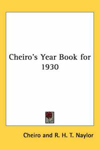 Cover image for Cheiro's Year Book for 1930