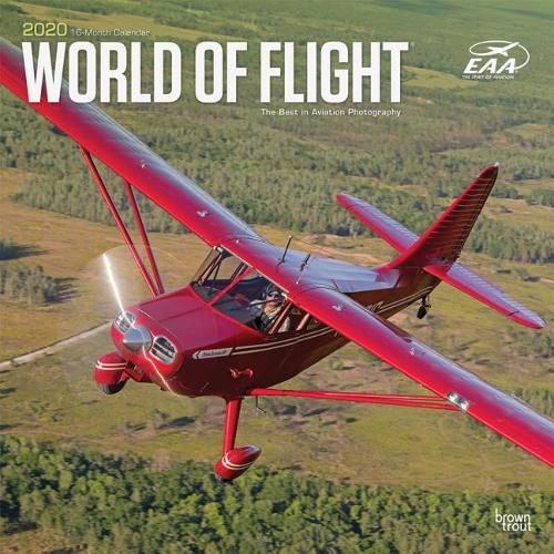 Airplanes, World of Flight Eaa 2020 Square Wall Calendar