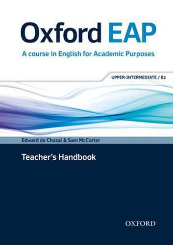 Cover image for Oxford EAP: Upper-Intermediate/B2: Teacher's Book, DVD and Audio CD Pack