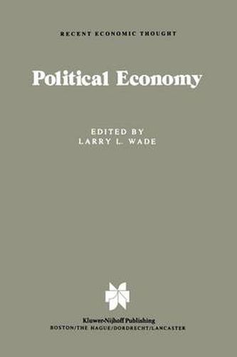 Cover image for Political Economy: Recent Views