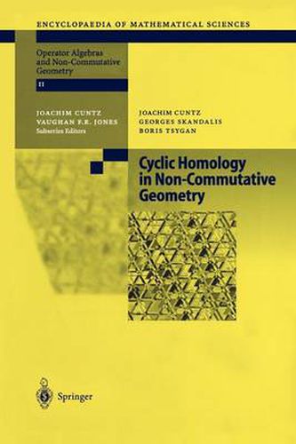 Cover image for Cyclic Homology in Non-Commutative Geometry